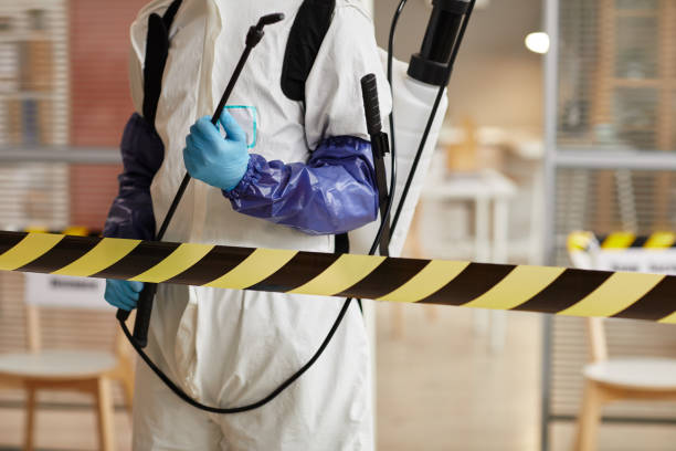 Professional Hoarding Cleanup technician working in Manville, NJ